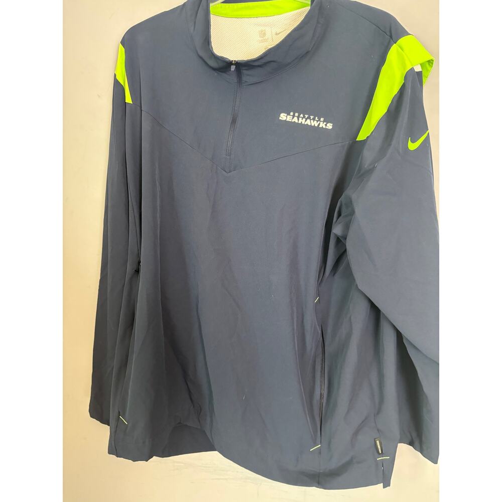 Nike Seahawks NFL On Field Quarter Zip – 3XL